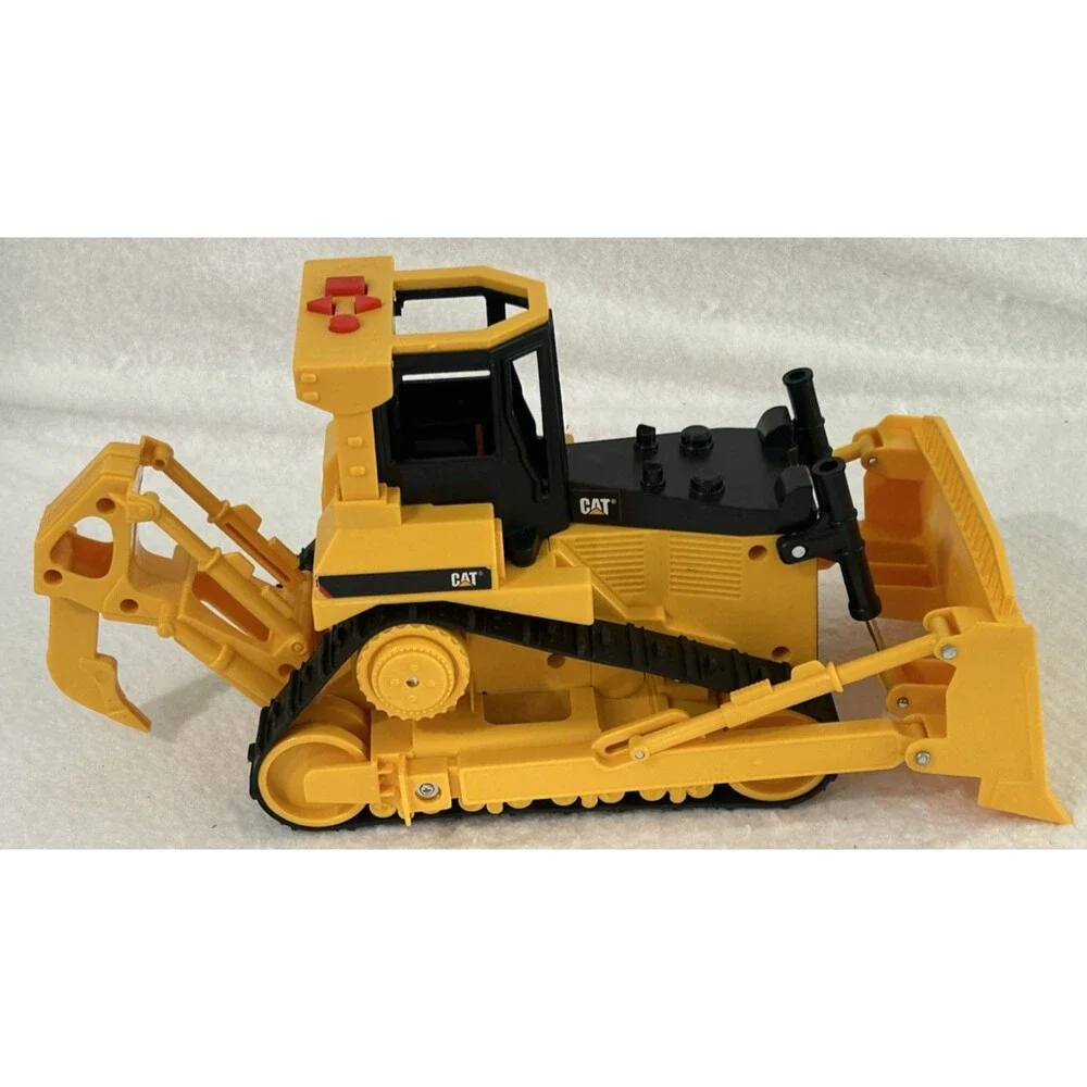 Vintage CAT BULLDOZER Toy State Industries 1997 Caterpillar w/ Sounds Works 12x7